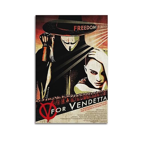 JEAM V for Vendetta Ästhetische Bilder, individuelles Raumdekor, Wohnheim, Wanddekoration, Kunstposter, Albumcover, Bild, Dekor-Poster, 40 x 60 cm, ungerahmt JEAM V for Vendetta Ästhetische Bilder, individuelles Raumdekor, Wohnheim, Wanddekoration, Kunstposter, Albumcover, Bild, Dekor-Poster, 40 x 60 cm, ungerahmt von JEAM
