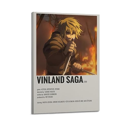 JEAM Vinland Saga Ästhetische Bilder, individuelles Raumdekor, Schlafsaal, Wanddekoration, Kunstposter, Albumcover, Bild, Dekor-Poster, 20 x 30 cm, Rahmenstil JEAM Vinland Saga Ästhetische Bilder, individuelles Raumdekor, Schlafsaal, Wanddekoration, Kunstposter, Albumcover, Bild, Dekor-Poster, 20 x 30 cm, Rahmenstil von JEAM
