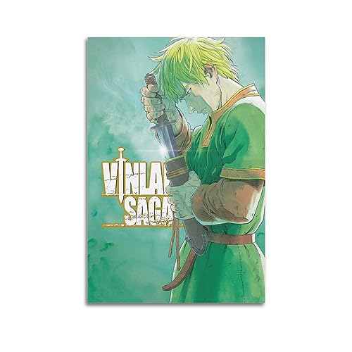 JEAM Vinland Saga Ästhetische Bilder, individuelles Raumdekor, Wohnheim, Wanddekoration, Kunstposter, Albumcover, Bild, Dekor-Poster, 40 x 60 cm, ungerahmt von JEAM