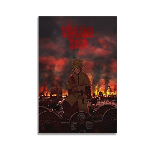 JEAM Vinland Saga Ästhetische Bilder, individuelles Raumdekor, Wohnheim, Wanddekoration, Kunstposter, Albumcover, Bild, Dekor-Poster, 40 x 60 cm, ungerahmt JEAM Vinland Saga Ästhetische Bilder, individuelles Raumdekor, Wohnheim, Wanddekoration, Kunstposter, Albumcover, Bild, Dekor-Poster, 40 x 60 cm, ungerahmt von JEAM