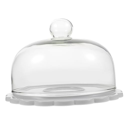 JECOMPRIS Luxus-tortenständer-set Aus Glas Runde Kuchenplatte Mit Deckel Für Hochzeit Geburtstag Heimdekoration von JECOMPRIS