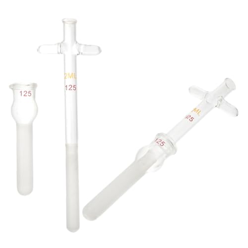 JECOMPRIS 1 Satz Gewebeschleifer Homogenisator Stößel Experiment Klein Zubehör Für Laborgläser Laborzubehör Laborversorgung Transparent Glas 2 Stück von JECOMPRIS