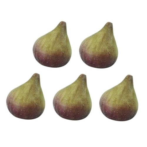 JECOMPRIS 1 Satz Teiliges Künstliche Modelle Dekorative Fruchtfiguren Für Wohnkultur Und Zufällige Farben Für Partys Und Ausstellungen Zufällige Farbe 5 Stück von JECOMPRIS