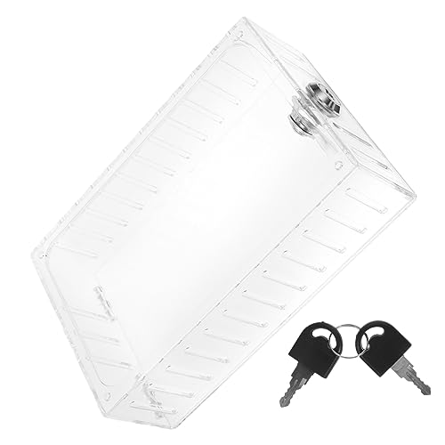 JECOMPRIS 1 Satz Thermostat Schutzbox mit Cover und Schlüssel Robuste Thermostat Abdeckung für Wandthermostate Wetterfest Sicher und Vielseitig Einsetzbar von JECOMPRIS