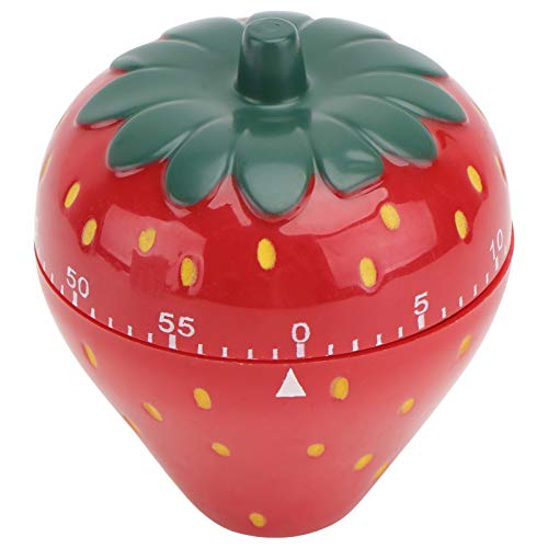 JECOMPRIS 1 Stück Fruchtförmiger Küchentimer im Erdbeer Design Mechanischer Timer für Haushalt und Küche Batteriefrei Dekorativ aus Hochwertigem für Freunde und Familie JECOMPRIS 1 Stück Fruchtförmiger Küchentimer im Erdbeer Design Mechanischer Timer für Haushalt und Küche Batteriefrei Dekorativ aus Hochwertigem für Freunde und Familie von JECOMPRIS