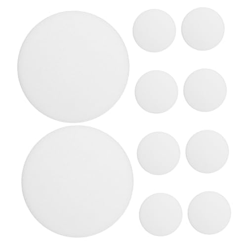 JECOMPRIS 10 Stück Anti-blend-lampenabdeckung Glockenlampenschirm Diffusor Lampenabdeckung Kronleuchter Lampenschirm Abdeckung Der Deckenleuchte Spotlight-lampenschirm Plastik Weiß von JECOMPRIS