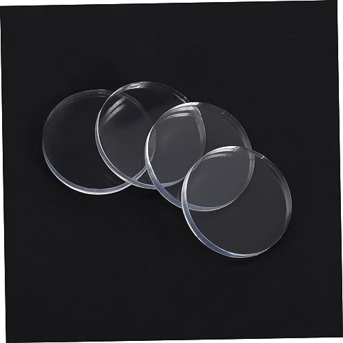 JECOMPRIS 10 Stück Glastisch Pads Anti Rutsch Abstandshalter Selbstklebende Saugnäpfe Für Glasplatten Dämpfer Für Tischplatten Unsichtbare Unterlegscheiben Transparent Und Stabil von JECOMPRIS