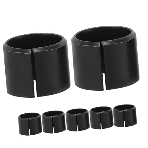 JECOMPRIS 10 Stück Radnabenblocksblock Lenker Shim Radmutter Steckdose Nasenadapter Weicher Schlauchadapter Lkw-nüsse Ventildichtung Für Propantank Black 65 Mangan-federstahl von JECOMPRIS