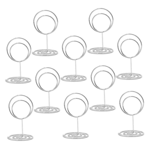 JECOMPRIS 10 Stück Schreibtischnummernhalter Aus Metall Tischnummernhalter Schreibtisch Clip Für Notizen Bilder Clip Ständer Tischnummern Bilderhalter Für Tische Clips Ständer JECOMPRIS 10 Stück Schreibtischnummernhalter Aus Metall Tischnummernhalter Schreibtisch Clip Für Notizen Bilder Clip Ständer Tischnummern Bilderhalter Für Tische Clips Ständer von JECOMPRIS