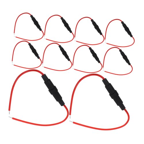 JECOMPRIS 10 Stück Sicherungshalter Inline-halter Inline-sicherung Hardware-sicherung Plastik von JECOMPRIS