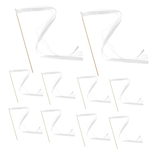 JECOMPRIS 10 Stück Teiliges Bunte Hochzeitsbänder Zauberstäbe mit Glocken Hochzeit Dekoration Party Sticks Lebendige Farben Sichere Materialien für Feierlichkeiten und Festliche Anlässe JECOMPRIS 10 Stück Teiliges Bunte Hochzeitsbänder Zauberstäbe mit Glocken Hochzeit Dekoration Party Sticks Lebendige Farben Sichere Materialien für Feierlichkeiten und Festliche Anlässe von JECOMPRIS