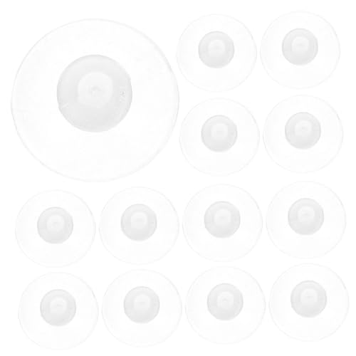 JECOMPRIS 100 Stück Transparente PVC Saugnäpfe Starke Haftkraft Wiederverwendbar für Glasplatte Fenster Badezimmer Robust Temperaturbeständig für Möbelflächen und Dekoration JECOMPRIS 100 Stück Transparente PVC Saugnäpfe Starke Haftkraft Wiederverwendbar für Glasplatte Fenster Badezimmer Robust Temperaturbeständig für Möbelflächen und Dekoration von JECOMPRIS