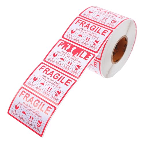 JECOMPRIS 1000 Stück Fragile Warning Aufkleber Selbstklebend für Empfindliche Pakete Sichtbar Handle With Care Etiketten für Verpackung Versand Umzug Schutz Empfindlicher Waren JECOMPRIS 1000 Stück Fragile Warning Aufkleber Selbstklebend für Empfindliche Pakete Sichtbar Handle With Care Etiketten für Verpackung Versand Umzug Schutz Empfindlicher Waren von JECOMPRIS