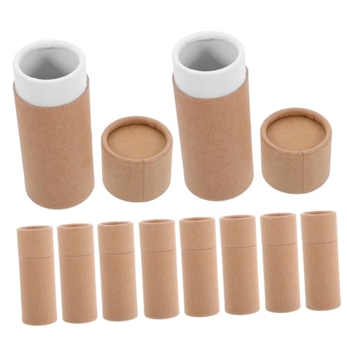 JECOMPRIS 10stücke Kraftpapier Röhren Verpackungsboxen Für Bastelprojekte Und Tee Papierbehälter Für Aromatische Produkte Und Süßigkeiten Kompakt Und Tragbar JECOMPRIS 10stücke Kraftpapier Röhren Verpackungsboxen Für Bastelprojekte Und Tee Papierbehälter Für Aromatische Produkte Und Süßigkeiten Kompakt Und Tragbar von JECOMPRIS