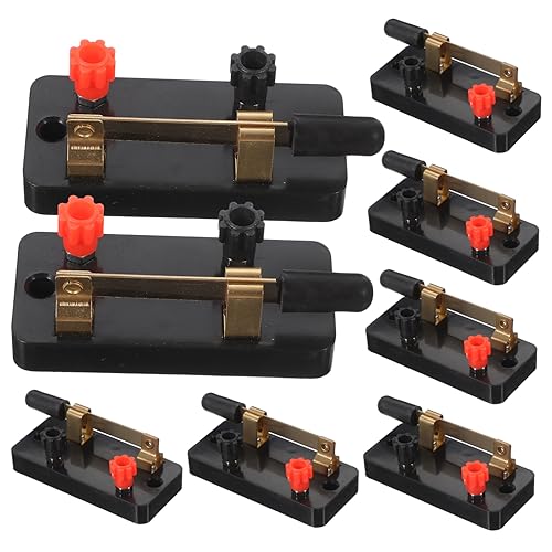 JECOMPRIS 10stücke Einzelpoliger Schalter Spst Für Physik Labore Einfache Installation Für Elektrische Experimente Sicherer Betrieb Und Verbesserte Praktische Fähigkeiten JECOMPRIS 10stücke Einzelpoliger Schalter Spst Für Physik Labore Einfache Installation Für Elektrische Experimente Sicherer Betrieb Und Verbesserte Praktische Fähigkeiten von JECOMPRIS