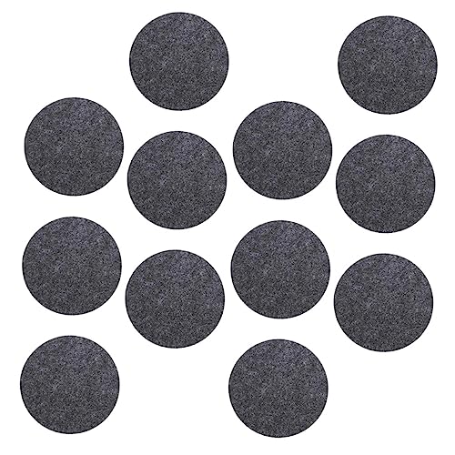 JECOMPRIS 12stücke Filz-tischset Rund Hitzebeständige Tischsets Aus Filz Wasserabsorbierende Ort Matten Für Esstisch Runde Tischuntersetzer Aus Filz Für Zuhause Oder Feste von JECOMPRIS