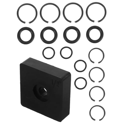 JECOMPRIS 17 Stück Teiliges und Schlag Halte Ring mit O Ring Dichtung Langlebige Impact Wrench Retainer Clips für Druckluft Schlagschrauber Ergonomischem Installationswerkzeug von JECOMPRIS