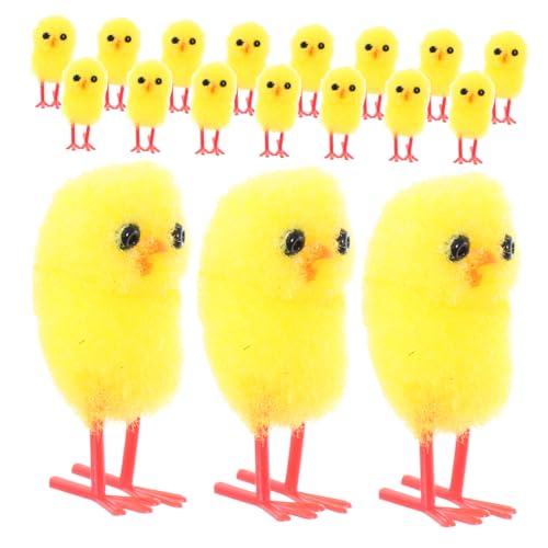 JECOMPRIS 18 Stück Teiliges Ostern Küken Plüschset Flauschige Weiche Dekoornamente für Erwachsene Handgefertigte Gelbe für Fröhliche Festtagsdeko JECOMPRIS 18 Stück Teiliges Ostern Küken Plüschset Flauschige Weiche Dekoornamente für Erwachsene Handgefertigte Gelbe für Fröhliche Festtagsdeko von JECOMPRIS