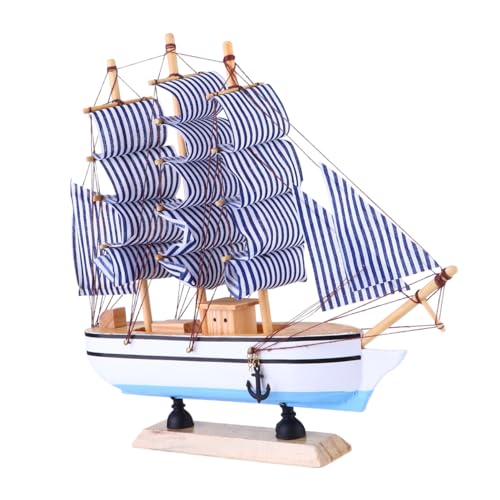 JECOMPRIS 1Stück Retro Holz Segelboot Modell Nautische für Wohnung und Büro Kreative Dekoration für Wohnzimmer Hochwertiges Holz Details Perfektes JECOMPRIS 1Stück Retro Holz Segelboot Modell Nautische für Wohnung und Büro Kreative Dekoration für Wohnzimmer Hochwertiges Holz Details Perfektes von JECOMPRIS