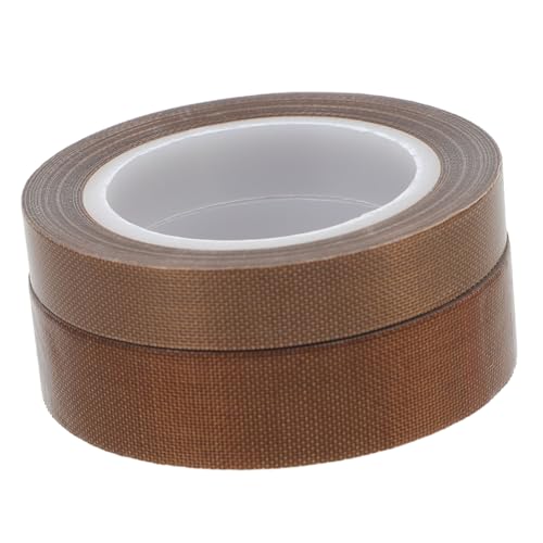 JECOMPRIS 2 Rollen Ptfe Klebeband Hitzebeständig Isolierend Stark Haftend für Vakuumiergeräte Vielseitig Einsetzbar Hitzebeständiges Dichtband für Hand vakuumierer und von JECOMPRIS