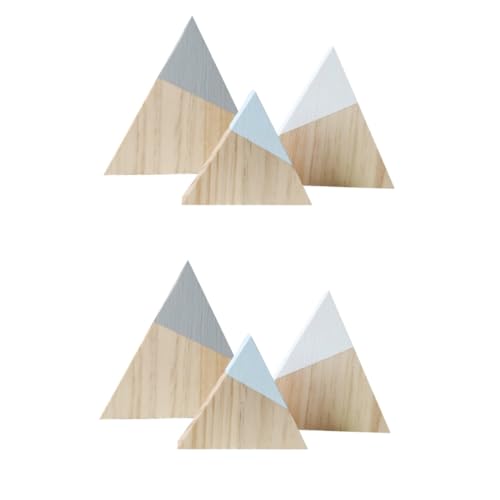 JECOMPRIS 2 Sätze Holz Berg Dekoration Teiliges Tischschild Bergform Rustikale Tischdeko Für Kinderzimmer Wohnzimmer Und Geschenkidee Für Freunde 3 Stück * 2 JECOMPRIS 2 Sätze Holz Berg Dekoration Teiliges Tischschild Bergform Rustikale Tischdeko Für Kinderzimmer Wohnzimmer Und Geschenkidee Für Freunde 3 Stück * 2 von JECOMPRIS