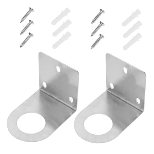 JECOMPRIS 2 Sätze Wasserhahnhalter Wandmontage Wasserfilter Halterung aus Hochfestem Metall Winkelhalterung für Küche und Badezimmer Platzsparend Einfache Installation Stabiler JECOMPRIS 2 Sätze Wasserhahnhalter Wandmontage Wasserfilter Halterung aus Hochfestem Metall Winkelhalterung für Küche und Badezimmer Platzsparend Einfache Installation Stabiler von JECOMPRIS
