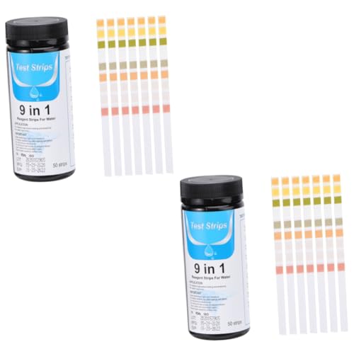 JECOMPRIS 2 Sätze Wasserqualitätsteststreifen Ph Teststreifen Wasser Test Kit Pool-teststreifen Hochempfindliche Teststreifen Prüfen Ph Test Papier Colorful 50 Stück * 2 JECOMPRIS 2 Sätze Wasserqualitätsteststreifen Ph Teststreifen Wasser Test Kit Pool-teststreifen Hochempfindliche Teststreifen Prüfen Ph Test Papier Colorful 50 Stück * 2 von JECOMPRIS