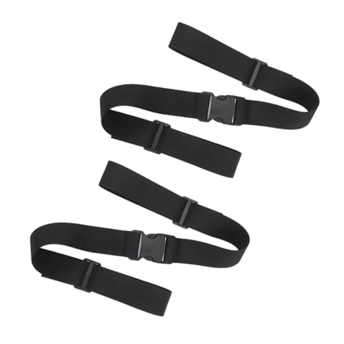 JECOMPRIS 2 Stück Babyhochstuhl Lederband Ersatz-Hochstuhlgurte Geschirr für Hochstühle für Hochstühle Hochstuhl- Ersatzgurte für Hochstuhl Polyester Schwarz von JECOMPRIS
