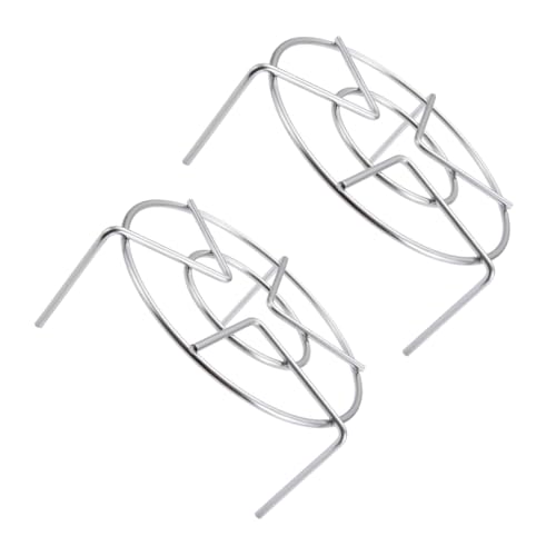 JECOMPRIS 2 Stück Edelstahl Dampfgarer Einsatz Hitzebeständig und Robust Multifunktionaler Küchen Dämpfständer für Fisch Gemüse und Fleisch Haushalts Dampfgarer Regal JECOMPRIS 2 Stück Edelstahl Dampfgarer Einsatz Hitzebeständig und Robust Multifunktionaler Küchen Dämpfständer für Fisch Gemüse und Fleisch Haushalts Dampfgarer Regal von JECOMPRIS