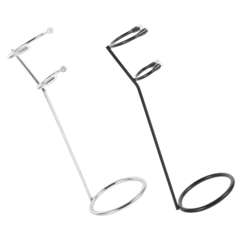 JECOMPRIS 2 Stück Edelstahl Milchaufschäumer Ständer mit Rutschfester Basis Universeller Halter für Aufschäumer und Eierschläger Küchenständer für Stabile Aufbewahrung von JECOMPRIS