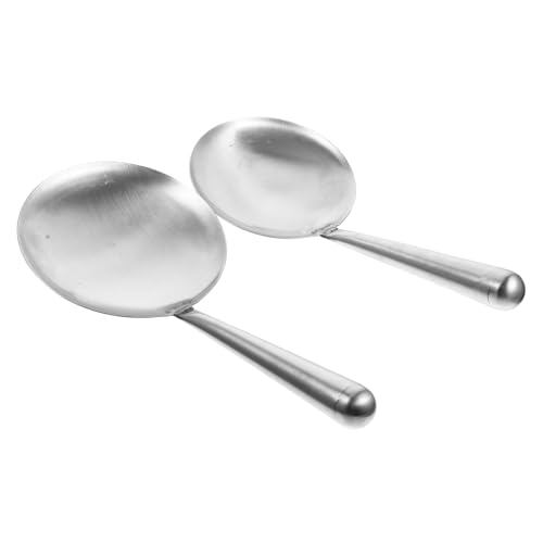 JECOMPRIS 2 Stück Edelstahl Tofulöffel Teilig Hitzebeständig Rostfrei Küchenlöffel mit Ergonomischem Griff für Reis Suppe Multifunktional Korrosionsbeständig Spülmaschinenfest Haushalt JECOMPRIS 2 Stück Edelstahl Tofulöffel Teilig Hitzebeständig Rostfrei Küchenlöffel mit Ergonomischem Griff für Reis Suppe Multifunktional Korrosionsbeständig Spülmaschinenfest Haushalt von JECOMPRIS