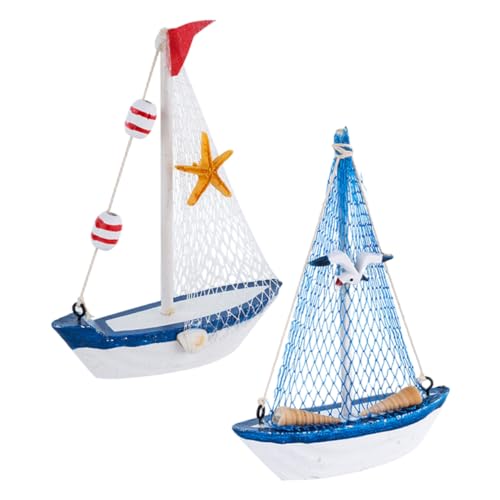 JECOMPRIS 2stücke Teiliges Holz-segelboot Modell Mediterranes - Für Wohnzimmer Büro Und Schlafzimmer Minimalistische Holzfigur Für Kreative Innengestaltung JECOMPRIS 2stücke Teiliges Holz-segelboot Modell Mediterranes - Für Wohnzimmer Büro Und Schlafzimmer Minimalistische Holzfigur Für Kreative Innengestaltung von JECOMPRIS