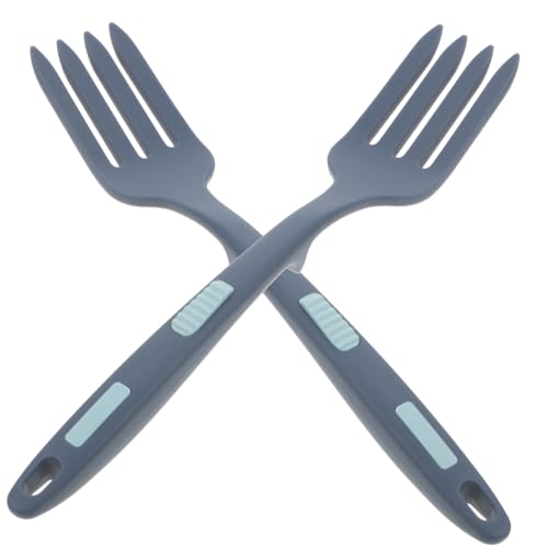JECOMPRIS 2 Stück Große Silikon kochgabel Multifunktional Hitzebeständig Ergonomischer Griff Spülmaschinengeeignet für Pasta Mischen Kochen Küchenhelfer JECOMPRIS 2 Stück Große Silikon kochgabel Multifunktional Hitzebeständig Ergonomischer Griff Spülmaschinengeeignet für Pasta Mischen Kochen Küchenhelfer von JECOMPRIS