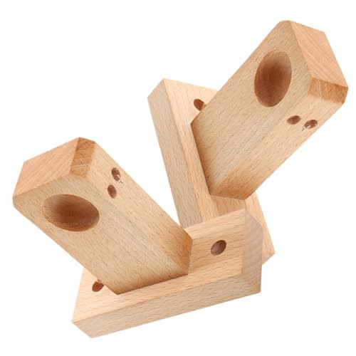 JECOMPRIS 2 Stück Holz Vorhangstangen Halterungen Stabile Trägersysteme für Gardinenstangen Design für Verschiedene Fensterdekorationen JECOMPRIS 2 Stück Holz Vorhangstangen Halterungen Stabile Trägersysteme für Gardinenstangen Design für Verschiedene Fensterdekorationen von JECOMPRIS