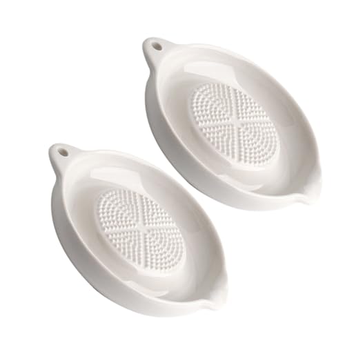 JECOMPRIS 2 Stück Keramik Mahl und Essschalen Multifunktionale Leichte Reibeschalen für Babynahrung Korrosionsbeständig zum Zerkleinern von Ingwer Knoblauch Kürbis Kartoffeln Gemüse JECOMPRIS 2 Stück Keramik Mahl und Essschalen Multifunktionale Leichte Reibeschalen für Babynahrung Korrosionsbeständig zum Zerkleinern von Ingwer Knoblauch Kürbis Kartoffeln Gemüse von JECOMPRIS