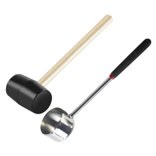 JECOMPRIS 2 Stück Kokosnussöffner Set aus Teiliges Set mit Hammer und Öffner für Kokosnussschalen Sicheres und Effizientes Werkzeug für Strandpartys und JECOMPRIS 2 Stück Kokosnussöffner Set aus Teiliges Set mit Hammer und Öffner für Kokosnussschalen Sicheres und Effizientes Werkzeug für Strandpartys und von JECOMPRIS