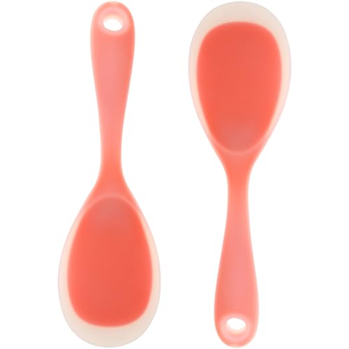 JECOMPRIS 2 Stück Kompakte Reislöffel aus Bpa freiem Silikon Ergonomisch Geformt Langlebig und Leicht zu Reinigen Praktische Küchenhelfer für Haushaltsreis und Vielseitiges Kochen JECOMPRIS 2 Stück Kompakte Reislöffel aus Bpa freiem Silikon Ergonomisch Geformt Langlebig und Leicht zu Reinigen Praktische Küchenhelfer für Haushaltsreis und Vielseitiges Kochen von JECOMPRIS