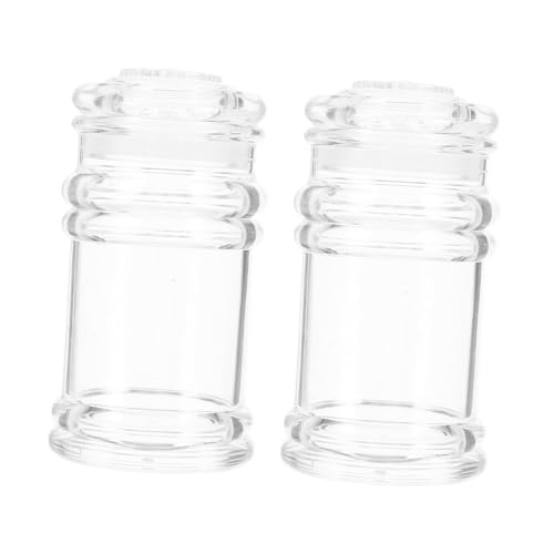 JECOMPRIS 2 Stück Küchengewürzflasche Set Gewürzflasche Salz Gewürzgläser Gewürzspenderdose reise salzstreuer Gewürzschüttler mit Deckel Gewürzflaschen Salzbehälter Kristall Transparent JECOMPRIS 2 Stück Küchengewürzflasche Set Gewürzflasche Salz Gewürzgläser Gewürzspenderdose reise salzstreuer Gewürzschüttler mit Deckel Gewürzflaschen Salzbehälter Kristall Transparent von JECOMPRIS