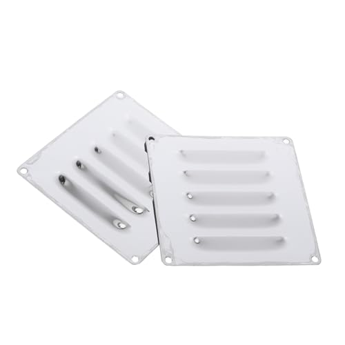 JECOMPRIS 2 Stück Lüftungsgitter für Outdoor Feuerstellen Hitzebeständiges Ventilationspaneel Einfache Montage Optimierte Luftzirkulation für Grillen Camping von JECOMPRIS