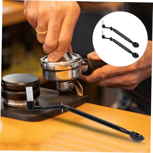 JECOMPRIS 2 Stück Nylon Kaffeemaschinen reinigungsbürste mit Löffel Hitzebeständig und Verschleißfest Geeignet für Espresso Vollautomaten zur Effektiven Reinigung von Siebträger und JECOMPRIS 2 Stück Nylon Kaffeemaschinen reinigungsbürste mit Löffel Hitzebeständig und Verschleißfest Geeignet für Espresso Vollautomaten zur Effektiven Reinigung von Siebträger und von JECOMPRIS