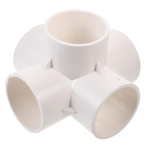 JECOMPRIS 2 Stück PVC Fittings Verbindungselement für Gewächshaus und Lagerrahmen Installieren Rostfrei Hohe Festigkeit Flexible Anwendungsmöglichkeiten für Gartenumzäunungen von JECOMPRIS