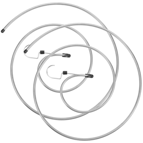 JECOMPRIS 2 Stück Spiral Wäscheständer Set Teiliges Winddichtes Trockenrack für Bettlaken Decken und Handtücher Rotierbare Aufhänger für Platzsparendes Trocknen von JECOMPRIS