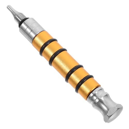 JECOMPRIS 2 Stück Stift Reparieren Runter Reparatur Malen Auto Entferner Klopfen Fix Entfernung Delle Klein Werkzeug Dent Remover Tool Golden Metall von JECOMPRIS