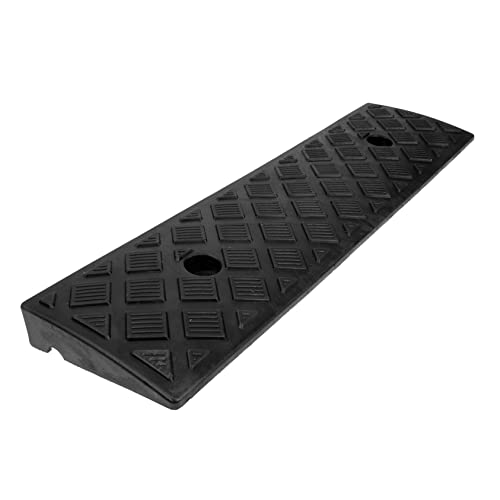 JECOMPRIS 2 Stück Stufenmatte Hangmatte Autorampen Motorradrampe Robuste Rampe Auffahrt Bordsteinrampen Bordsteinrampe Auto Böschungsrampe Garagenrampe Stufenrampe von JECOMPRIS