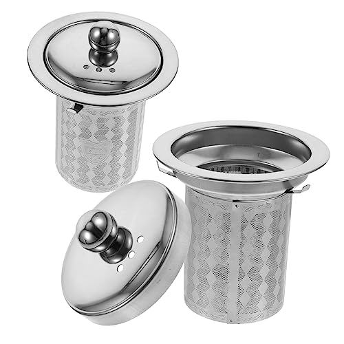 JECOMPRIS 2 Stück Teesieb aus mit Deckel Feinmaschiger Teefilter für Wiederverwendbar und Langlebig für Tee und Zubehör JECOMPRIS 2 Stück Teesieb aus mit Deckel Feinmaschiger Teefilter für Wiederverwendbar und Langlebig für Tee und Zubehör von JECOMPRIS