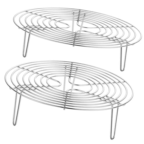 JECOMPRIS 2 Stück Teiliges Edelstahl Dampfgarer Einsatz mit Mehrloch Design Hitzebeständiges Dampfgarkörbchen zum Dämpfen von Eiern und Gemüse Praktisches Küchenzubehör für Herd und Camping JECOMPRIS 2 Stück Teiliges Edelstahl Dampfgarer Einsatz mit Mehrloch Design Hitzebeständiges Dampfgarkörbchen zum Dämpfen von Eiern und Gemüse Praktisches Küchenzubehör für Herd und Camping von JECOMPRIS