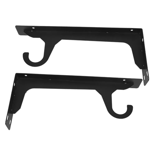 JECOMPRIS 2 Stück Teiliges Heavy Duty Wandmontage Kleiderschrank Stangenhalter mit Haken Robuster Metall Kleiderschrankträger für Einlegeböden und Regale Vielseitig Einsetzbar in JECOMPRIS 2 Stück Teiliges Heavy Duty Wandmontage Kleiderschrank Stangenhalter mit Haken Robuster Metall Kleiderschrankträger für Einlegeböden und Regale Vielseitig Einsetzbar in von JECOMPRIS