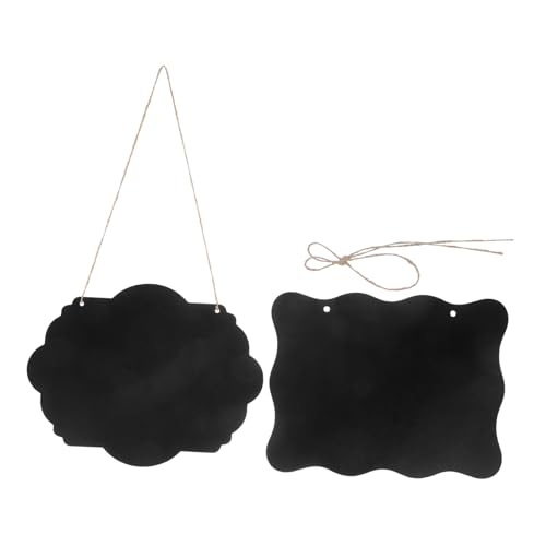 JECOMPRIS 2 Stück Teiliges Holzkreidetafel Doppelseitige Abwischbare Schwarze Message Boards Tragbar und Leicht für Büro Meeting Vielseitige Hängende Schreibtafeln JECOMPRIS 2 Stück Teiliges Holzkreidetafel Doppelseitige Abwischbare Schwarze Message Boards Tragbar und Leicht für Büro Meeting Vielseitige Hängende Schreibtafeln von JECOMPRIS