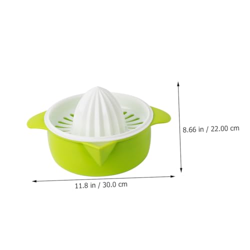 JECOMPRIS 2 Stück Teiliges Manuelles Fruchtpressen Ergonomische Zitruspresse mit Einzigartigem Filter Schnelles Entsaften Sicher und Einfach zu Reinigen für Haushalt und Zufällige Farbe von JECOMPRIS