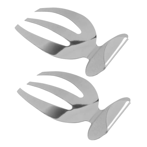 JECOMPRIS 2 Stück Teiliges Salatbesteck aus Edelstahl Multifunktionale Salatgabeln und Fruchtklauen Ergonomisch Geformt Rostfrei Komfortabler Griff für Küche und Servieren von JECOMPRIS